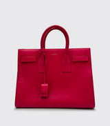 Saint Laurent Sac De Jour Leather Hot Pink