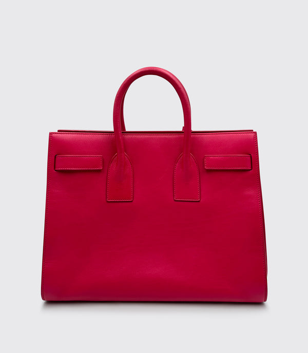 Saint Laurent Sac De Jour Leather Hot Pink