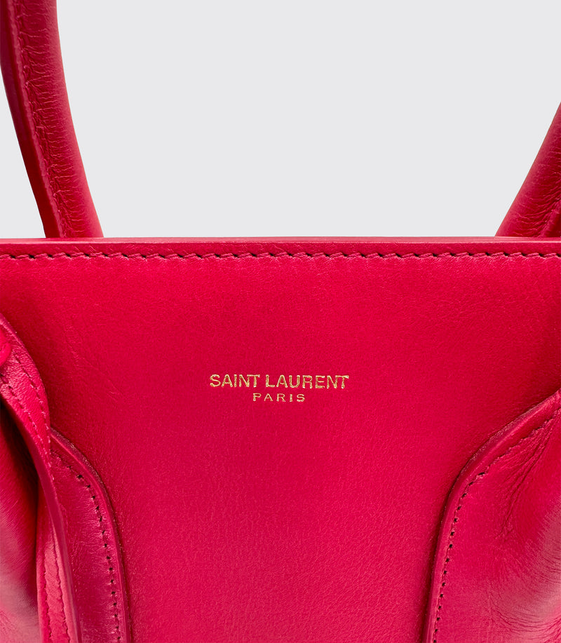 Saint Laurent Sac De Jour Leather Hot Pink