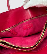 Saint Laurent Sac De Jour Leather Hot Pink