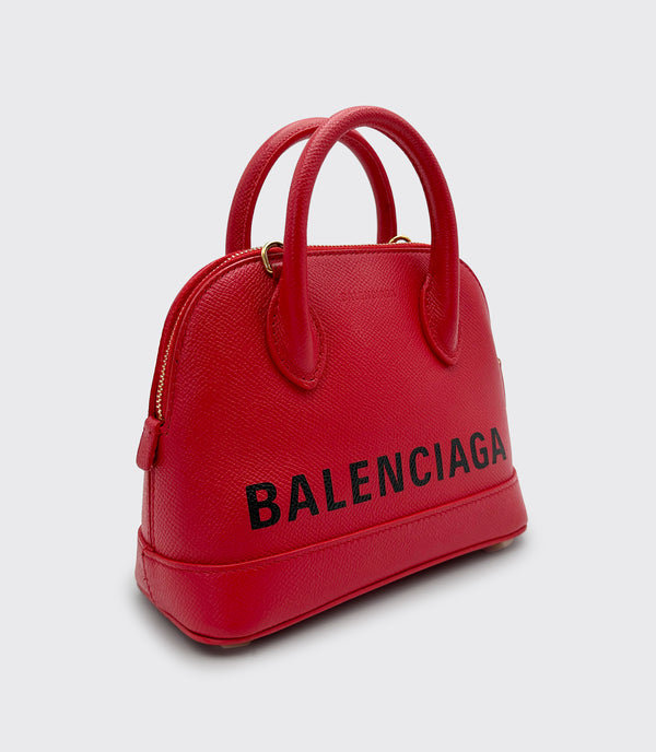 Balenciaga XXS Red Ville Bag