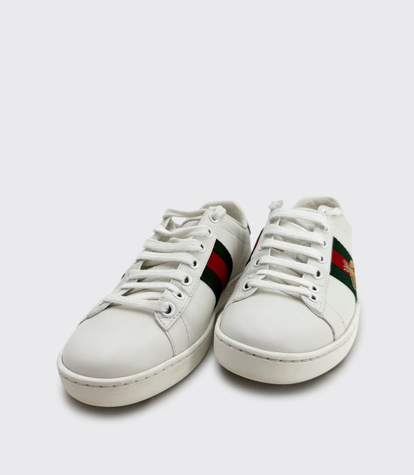 Gucci Women's Ace Trainer with Bee