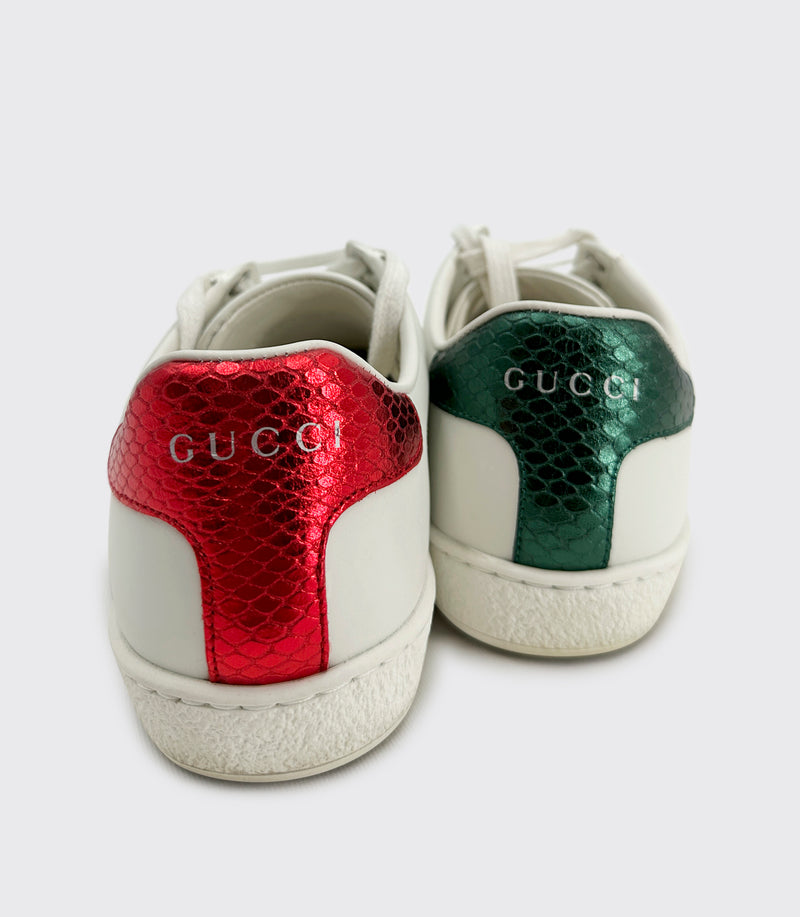 Gucci Women's Ace Trainer with Bee